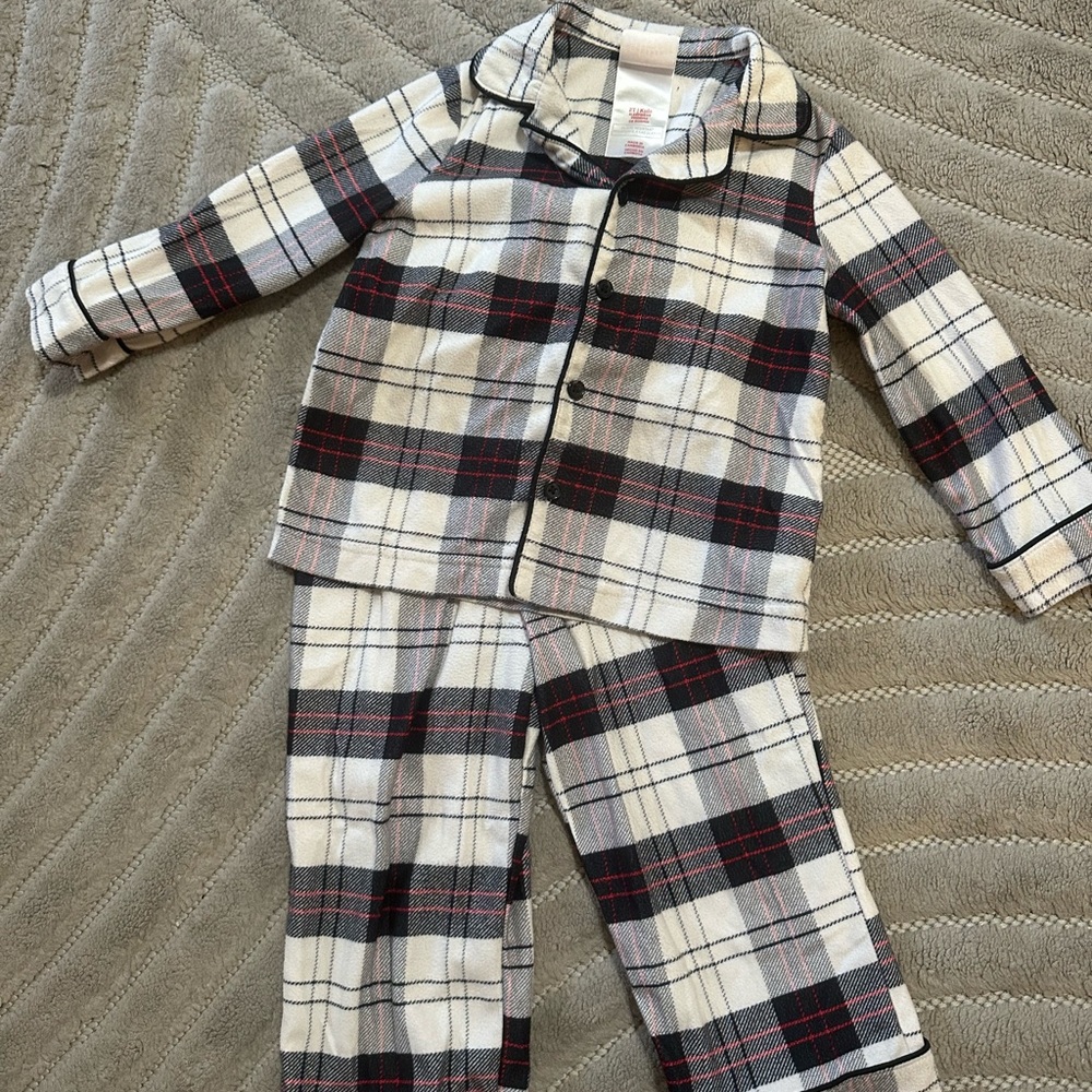 Toddler Boy / girl fall holiday cozy pajamas set size 2T